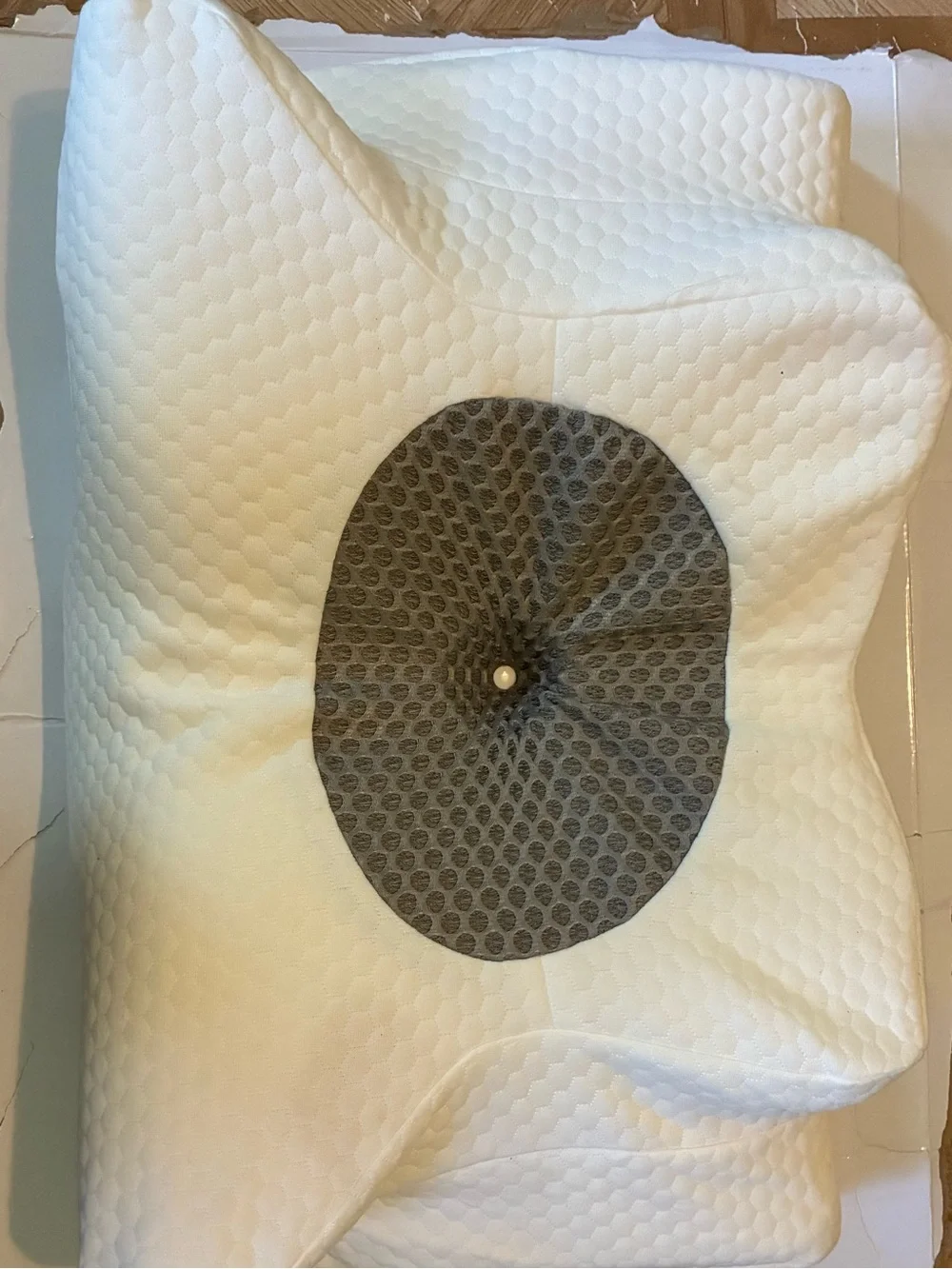 Contour Support Pillow with Breathable White Cover